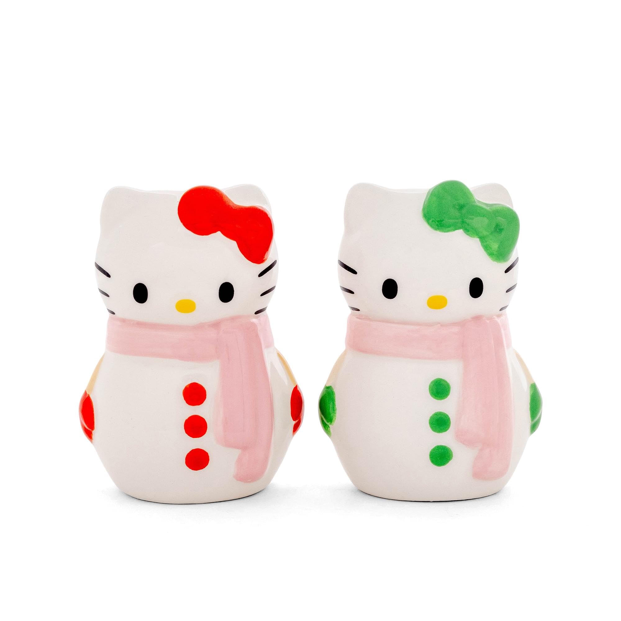 Amazon.com: Silver Buffalo Sanrio Hello Kitty Snowman Ceramic Salt